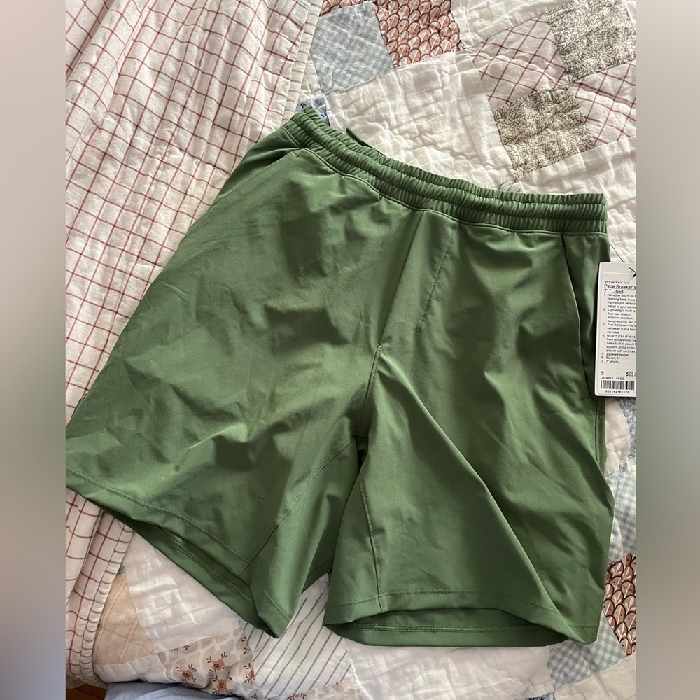 NWT Lululemon Pace Breaker 7” Lined Men’s Shorts